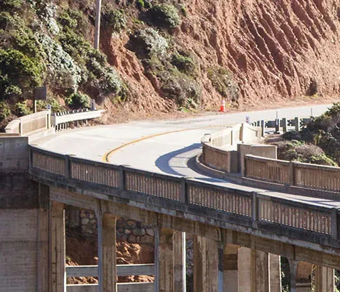 Bridge approach, elevated highway