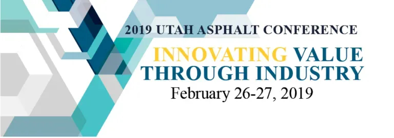 Digital flyer for 2019 Utah Asphalt Conference