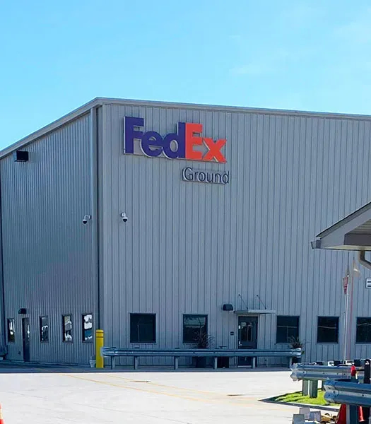 FedEx warehouse exterior