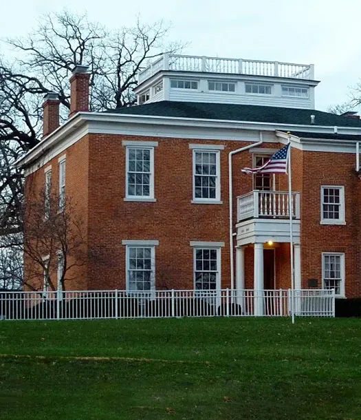 Historic brick Iowa mansion